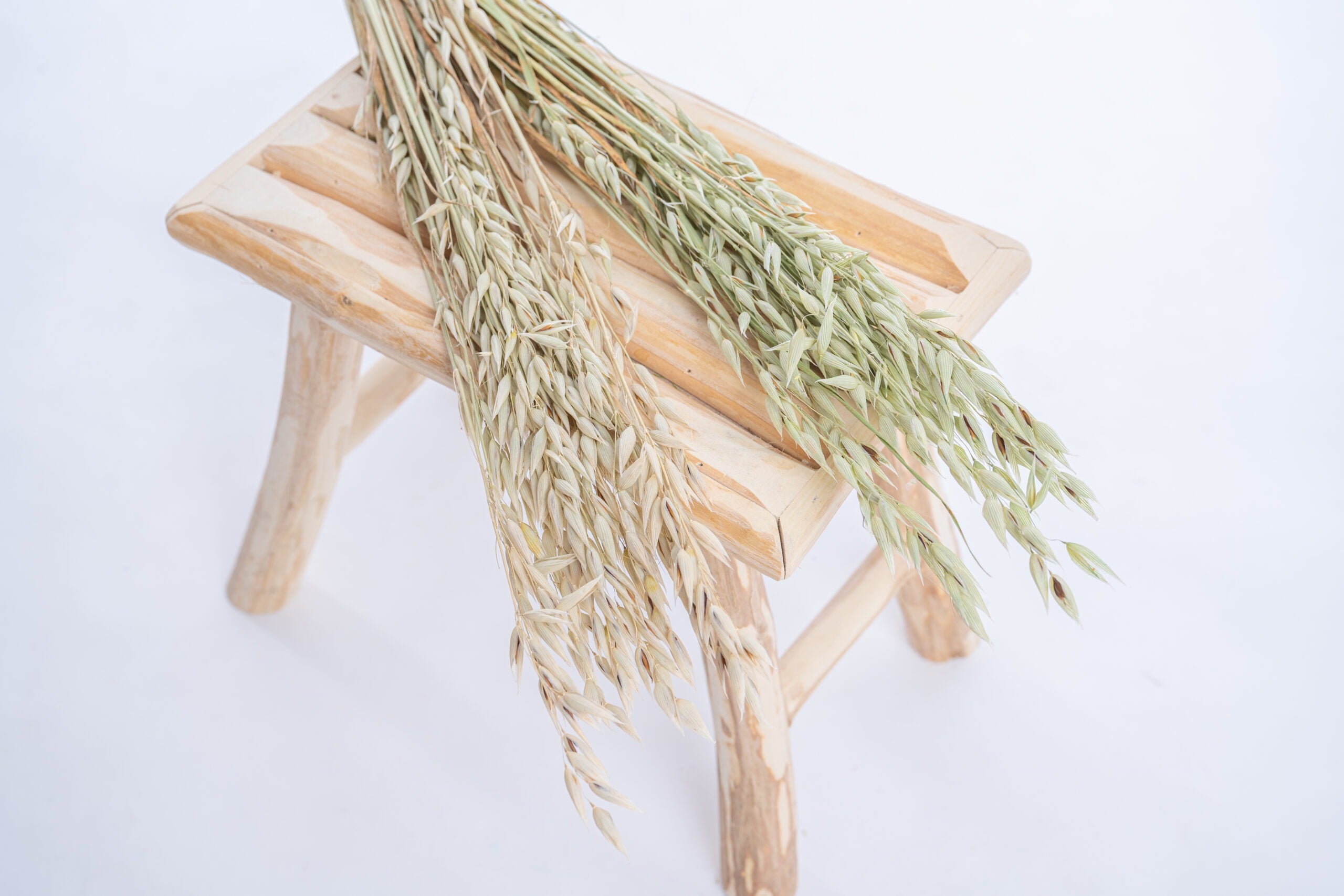 Avoine séchée bio en botte, fleurs françaises naturelles