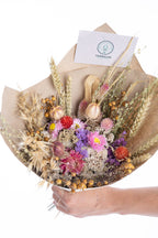 Bouquet de fleurs séchées personnalisé, création artisanale unique