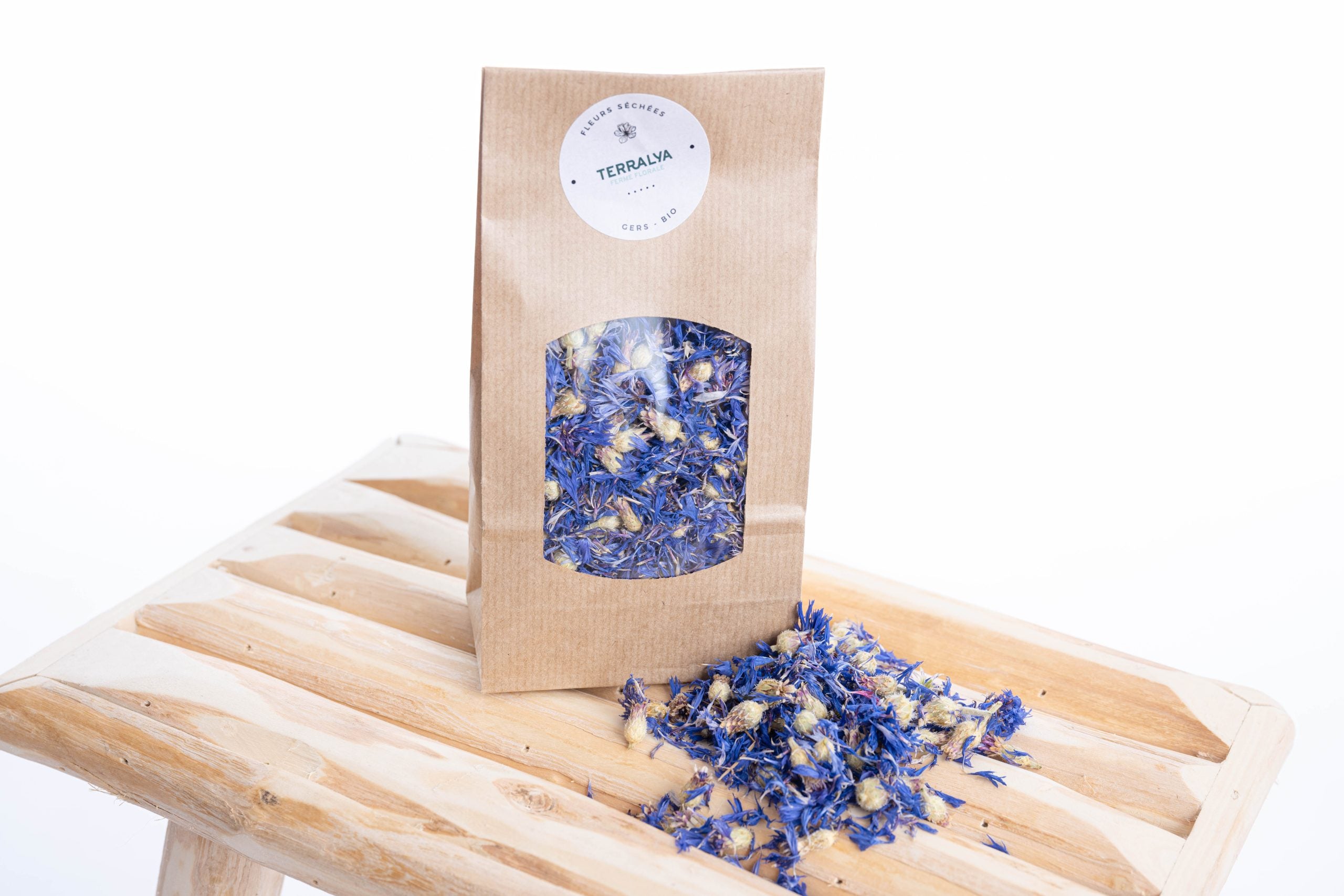 Sachet aromatique de bleuet centaurée séché bio