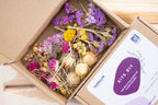 Kit floral rose sauvage en têtes de fleurs séchées