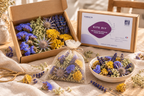 Kit DIY de têtes de fleurs séchées Terralya avec sachet fleuri et pot-pourri