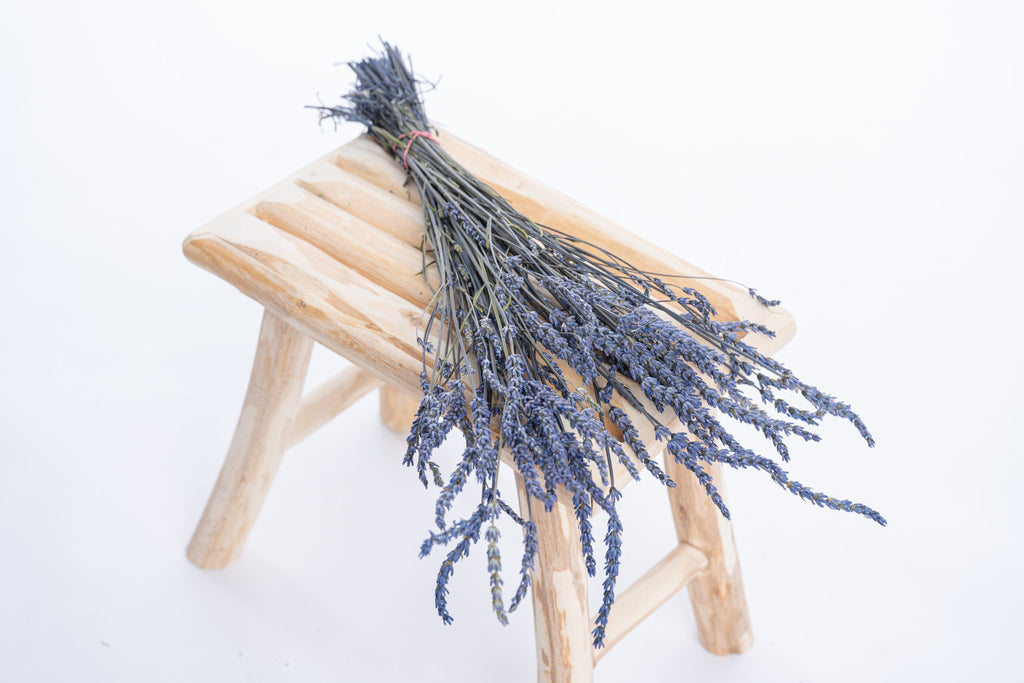 Lavande bio séchée, brins liés pour la vente en vrac